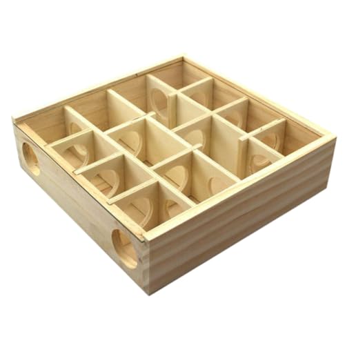SEWOART Labyrinth-Spielzeug mit Mehreren Gittern für Hamster natürliches Holz Chinchilla-Labyrinth Haushaltsbedarf für Chinchillas SEWOART Labyrinth-Spielzeug mit Mehreren Gittern für Hamster natürliches Holz Chinchilla-Labyrinth Haushaltsbedarf für Chinchillas von SEWOART