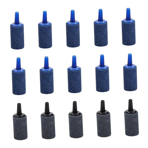 SEWOART 20 Stück Fischsteinzylinder-Dekoration Runde Blase für Aquarium Diffusorblase für Aquarium Luft Aquarium-Bubbler SEWOART 20 Stück Fischsteinzylinder-Dekoration Runde Blase für Aquarium Diffusorblase für Aquarium Luft Aquarium-Bubbler von SEWOART
