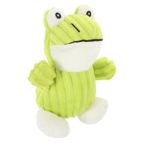 SEWOART Pet Dog Squeaky Toy Plüsch Hundespielzeug Für Welpen Kauspielzeug Froschform Sicher Für Zähne Für Training Und Spiel Langlebig Und Praktisch Für Kleine Bis Große Hunde von SEWOART