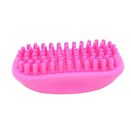 SEWOART Silicone Pet Bath Brush Mit Massageeffekt Pflegebürste Für Hunde Und Katzen Handgelenkband Langlebig Und Praktisch Für Bad Und Fellpflege Farbe Zufällig von SEWOART