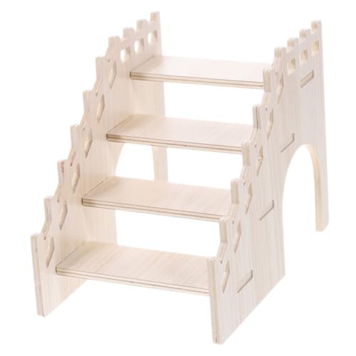 SEWOART Holzleiter Für Hamster Kletterleiter Für Kleintiere Spielzeug Aus Natürlichem Holz Für Haustiere Trainingsleiter Für Chinchillas Und Ratten von SEWOART