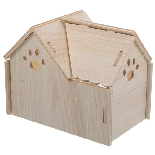 SEWOART Hölzernes Hamsterversteck Versteck Hütte Klettern Und Kaufestes Design Mehrjahreszeiten-spielhaus Für Haustier-meerschweinchen SEWOART Hölzernes Hamsterversteck Versteck Hütte Klettern Und Kaufestes Design Mehrjahreszeiten-spielhaus Für Haustier-meerschweinchen von SEWOART