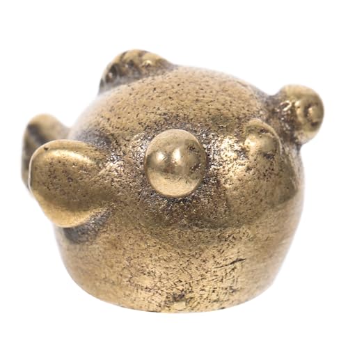 SEWOART Mini-fischfigur Aus Messing Zierfisch Für Aquarium Handgefertigte Statue Tischdekor Aus Messing Kleine Fischfiguren Ornament Für Heimtierbereich Fisch-Statue-Set von SEWOART