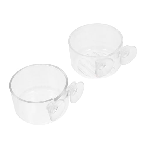 SEWOART Fischfutterspender Aquarium Futterhalter Für Rote Würmer Futtermittel Transparente Wassergrasbecher Rohrreinigungstechnik von SEWOART