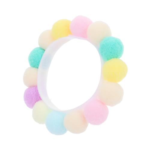 SEWOART Plüschball Katzen Und Hundehalsband Mit Verstellbarem Design Süßem Cartoon- Und Farben Für Partys Modisches Accessoire Für Haustiere SEWOART Plüschball Katzen Und Hundehalsband Mit Verstellbarem Design Süßem Cartoon- Und Farben Für Partys Modisches Accessoire Für Haustiere von SEWOART
