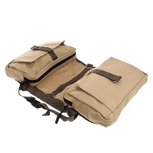 SEWOART Canvas-satteltasche Für Hund Khakifarbene Satteltasche Mit Reißverschlüssen Und Fächern Für Hundefutter Erste Spielzeug Kotbeutel Verstellbare Bauchgurte Für SEWOART Canvas-satteltasche Für Hund Khakifarbene Satteltasche Mit Reißverschlüssen Und Fächern Für Hundefutter Erste Spielzeug Kotbeutel Verstellbare Bauchgurte Für von SEWOART