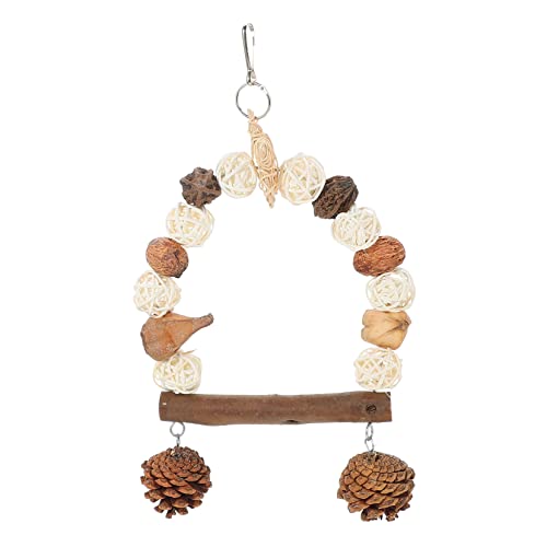 SEWOART Vogelspielzeug Kauspielzeug Für Papageien Stehsitzstange Vogelkäfigspielzeug Naturmaterial Hühnerspielzeug Vogel Spielplatz SEWOART Vogelspielzeug Kauspielzeug Für Papageien Stehsitzstange Vogelkäfigspielzeug Naturmaterial Hühnerspielzeug Vogel Spielplatz von SEWOART