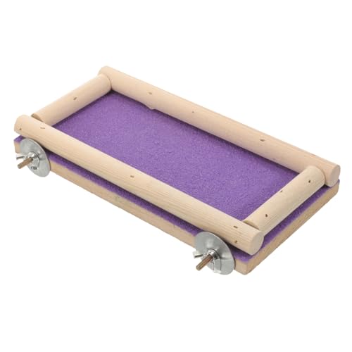 SEWOART Papagei Zubehör Holz Vogel Sitzstange Sittich Sitzstange Plattform Hamster Holz Sprungbrett Papagei Käfig Spielzeug Sicher von SEWOART