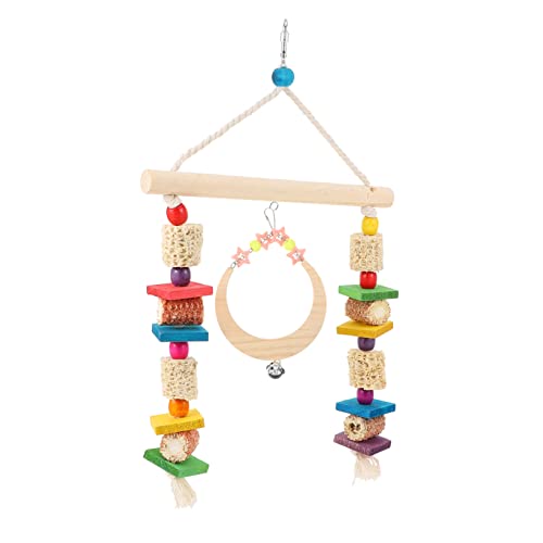 SEWOART Vogel-kauspielzeug Für Papageien Zähneknirschen-Spielzeug Haustier-beißspielzeug Hängen Kauen Spielzeug Umweltfreundliches Material Für Papageien SEWOART Vogel-kauspielzeug Für Papageien Zähneknirschen-Spielzeug Haustier-beißspielzeug Hängen Kauen Spielzeug Umweltfreundliches Material Für Papageien von SEWOART