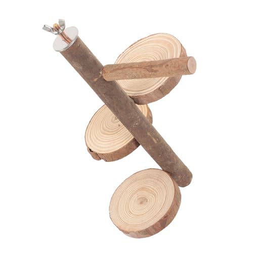 SEWOART Naturholz Vogel Sitzstange Für Käfige Papagei Sittich Spielzeug Holzstange Mitgelieferte Komponenten Installieren von SEWOART