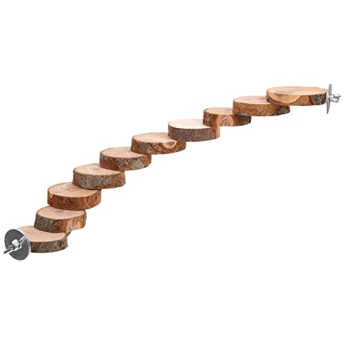 SEWOART Holzleiter Für Sittiche Sitzstange Für Vögel Vogelspielzeug Aus Naturholz Balancespielzeug Für Papageien Vogelkäfigzubehör SEWOART Holzleiter Für Sittiche Sitzstange Für Vögel Vogelspielzeug Aus Naturholz Balancespielzeug Für Papageien Vogelkäfigzubehör von SEWOART