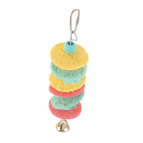 SEWOART Papageienspielzeug aus Natürlichem Loofah Kauspielzeug für Vögel Hängende Dekoration Sicher und Farbenfroh für Wellensittiche und Käfigvögel von SEWOART