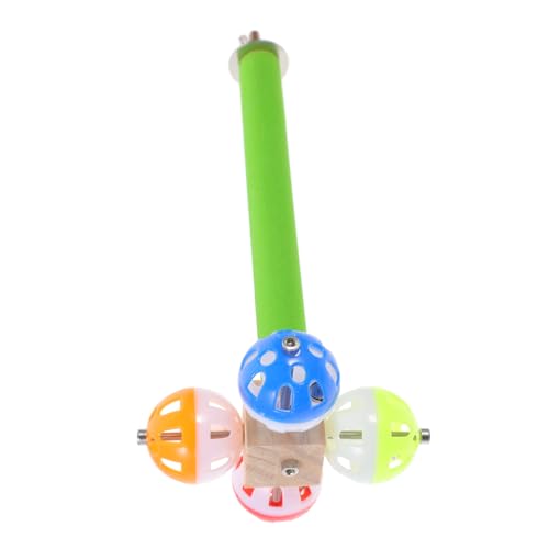 SEWOART Papageien Spielzeug Mit Rotierender Glocke Naturholz Sitzstange Für Vögel Interaktives Kauspielzeug Für Wellensittiche Sicheres Und Langlebiges Vogelzubehör Für Vogelkäfige SEWOART Papageien Spielzeug Mit Rotierender Glocke Naturholz Sitzstange Für Vögel Interaktives Kauspielzeug Für Wellensittiche Sicheres Und Langlebiges Vogelzubehör Für Vogelkäfige von SEWOART