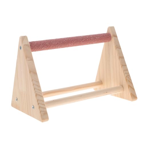 SEWOART Parrot Wood Stand aus Ungiftigem Material Tragbarer Vogel Kletterständer Balance und Bewegung Einfach zu Montierendes Spielgerät für Papageien Nymphensittiche und SEWOART Parrot Wood Stand aus Ungiftigem Material Tragbarer Vogel Kletterständer Balance und Bewegung Einfach zu Montierendes Spielgerät für Papageien Nymphensittiche und von SEWOART