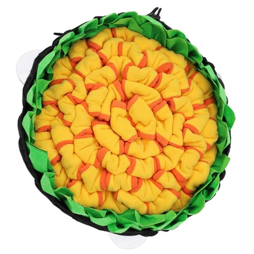 SEWOART Interaktives Hunde-Puzzle-Spielzeug Haustier-schnüffelmatte Für Hunde Langsame Fütterungsmatte Zufällige Farbe von SEWOART