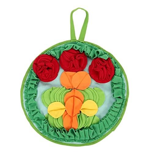 SEWOART Pet Sniffing Pad Heu schnuppern Nahrungssuche Kaninchen Schnüffelmatte Schnüffelkissen für Kaninchen Hasen Beschäftigungsmatte Tier-Suchspielzeug Schnüffelpad Hasenfuttermatte Samt von SEWOART