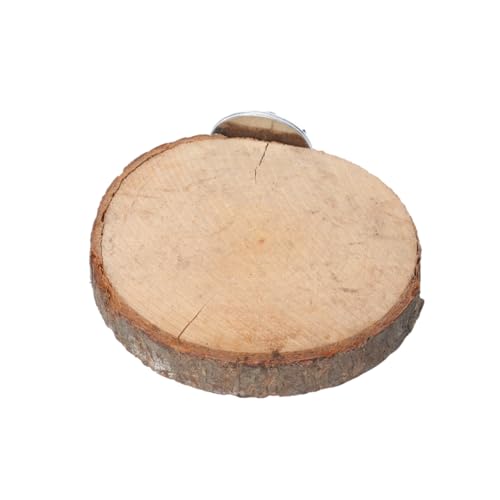 SEWOART Holzplattform Vogelkäfig Sitzstange Papagei Brett Spielzeug Naturholz Station Für Kleintiere Aufhängbar Im Käfig von SEWOART