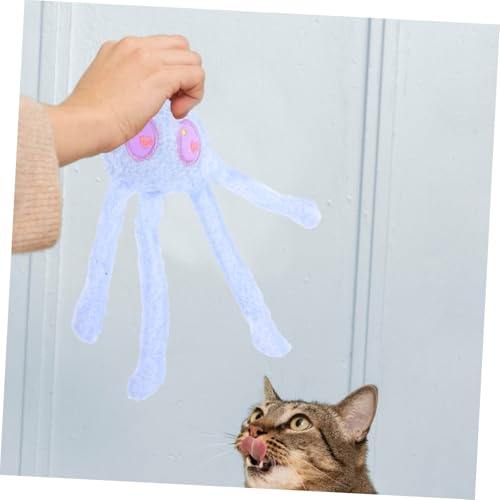 SEWOART Plüsch Octopus Katzenspielzeug Beißfest Langlebig Interaktives für Katzen und Hunde Multifunktionaler Kuschelspaß für Indoor Haustiere und Sicher für Kleine Kätzchen SEWOART Plüsch Octopus Katzenspielzeug Beißfest Langlebig Interaktives für Katzen und Hunde Multifunktionaler Kuschelspaß für Indoor Haustiere und Sicher für Kleine Kätzchen von SEWOART