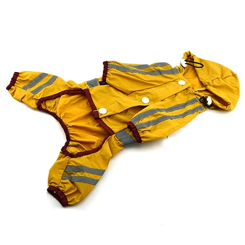 SEWOART Hunde-Regenhoodie Haustier-Regenjacke Regenmantel für Hunde wasserdicht Regenbekleidung Gelb XS SEWOART Hunde-Regenhoodie Haustier-Regenjacke Regenmantel für Hunde wasserdicht Regenbekleidung Gelb XS von SEWOART