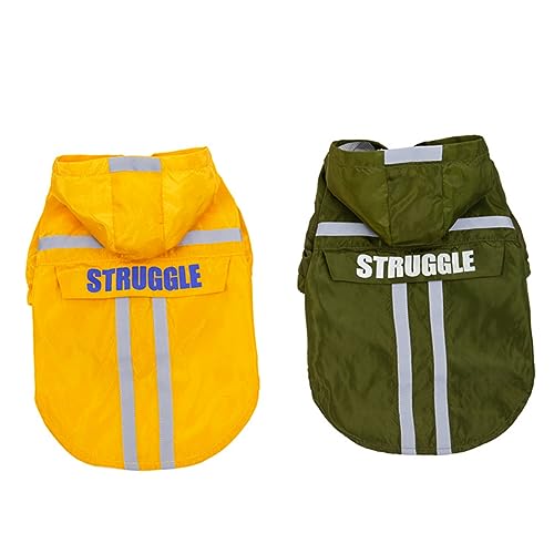 SEWOART Regenmantel für Haustiere hunderegencape hunderegenmantel Hunderegenbekleidung Hunderegenkleidung Dog Raincoats wimperntusche Hund Regen Slicker Regenkleidung für Haustiere Yellow SEWOART Regenmantel für Haustiere hunderegencape hunderegenmantel Hunderegenbekleidung Hunderegenkleidung Dog Raincoats wimperntusche Hund Regen Slicker Regenkleidung für Haustiere Yellow von SEWOART