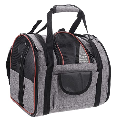 SEWOART Haustier-Tragetasche Für Hund Und Katze Atmungsaktiv Und Multifunktional Als Handtasche Oder Rucksack Nutzbar Robust Und Bequem Für Outdoor-besuche von SEWOART