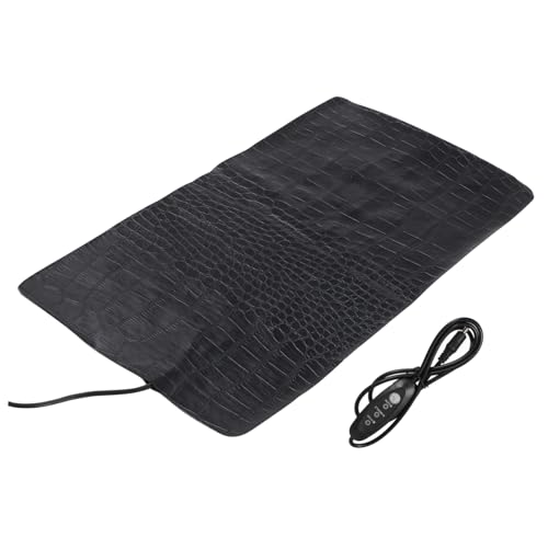 SEWOART Reptilien Heizkissen Für Haustiere USB Heizkissen Mit 3 Temperaturstufen Schwarze Farbe Ideal Für Schildkröten Echsen Und Andere Reptilien Energieeffizient Und Sicher Der von SEWOART