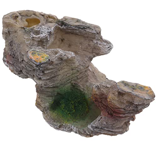 SEWOART Reptilien Tank Schildkröten Basking Ramp aus Hochwertigem Harz Kletterhilfe für Aquarien Dekorative für Schildkröten und Reptilien von SEWOART