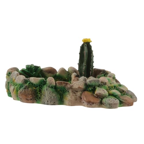 SEWOART Reptilien Terrarium Essen Fütterung pet Food Container Lizard Drinking Bowl Tortoise Feeder Bowl schleichtiere Simulations- -Futternapf Futternapf für Haustiere Harz von SEWOART