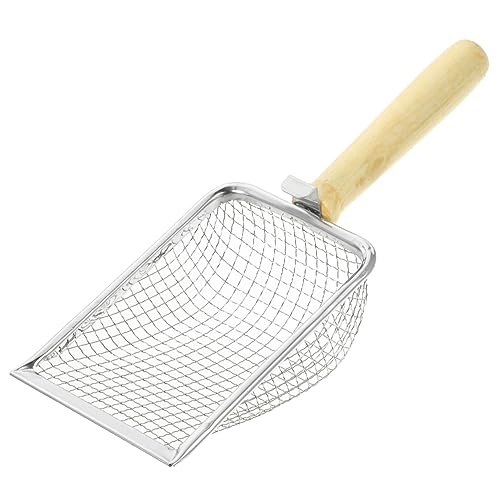 SEWOART Reptilienstreuschaufelhalter cat Litter Shovel katzenstreu schippe Tierkot Schaufel mit Holzgriff Reptilienstreuschaufel für den Innenbereich Sieb für Haustiere Steinsieb hölzern SEWOART Reptilienstreuschaufelhalter cat Litter Shovel katzenstreu schippe Tierkot Schaufel mit Holzgriff Reptilienstreuschaufel für den Innenbereich Sieb für Haustiere Steinsieb hölzern von SEWOART