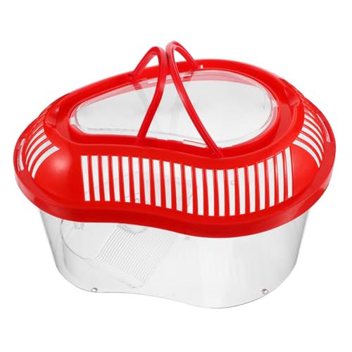 SEWOART Robuster Plastik Reptilien Transportbehälter mit Sicherem Deckel und Belüftungslöchern Tragbarer Mittelgroßer Terrarium Käfig für Schlangen Goldfische und Schildkröten Praktischer SEWOART Robuster Plastik Reptilien Transportbehälter mit Sicherem Deckel und Belüftungslöchern Tragbarer Mittelgroßer Terrarium Käfig für Schlangen Goldfische und Schildkröten Praktischer von SEWOART