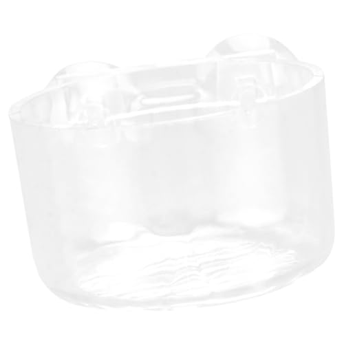 SEWOART Roter Wurmfresser Fischfutter Gericht Futternapf Für Fische Zubehör Für Garnelenaquarien Aquarienpflanzen Künstlich Futterschale Für Garnelen Garnelenbecken Tank Acryl Transparent von SEWOART