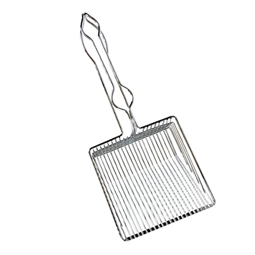SEWOART Schaufel für Katzenstreu Wurfschaufel Sandschaufel Wurf KOT Lieferungen katzenklo zubehör cat Litter Shovel Katzenstreu Scoop Schaufel für Haustierstreu Rostfreier Stahl Silver SEWOART Schaufel für Katzenstreu Wurfschaufel Sandschaufel Wurf KOT Lieferungen katzenklo zubehör cat Litter Shovel Katzenstreu Scoop Schaufel für Haustierstreu Rostfreier Stahl Silver von SEWOART