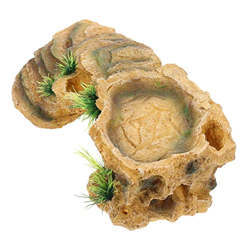 SEWOART Schildkröten Versteck Höhle Große Plattform für Terrarium und Aquarium Multifunktionale Rückzugsmöglichkeit für Reptilien Leicht und Platzsparend aus Hochwertigem Material SEWOART Schildkröten Versteck Höhle Große Plattform für Terrarium und Aquarium Multifunktionale Rückzugsmöglichkeit für Reptilien Leicht und Platzsparend aus Hochwertigem Material von SEWOART