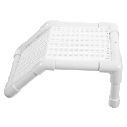 SEWOART Schildkröten-terrasse Reptil Uv Schildkrötendock Groß Schildkrötentisch Schildkröten Sonnenplattform Plattform Zum Für Wasserschildkröten Ruhen Terrarien Plastik Weiß von SEWOART