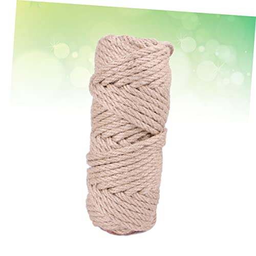 SEWOART Sisal Kletterseil Natürliches Jutegarn Robust für Katzenkratzbaum Zubehör Kratzbretter Ersatzseil Langlebig für Katzenkratzpost und Kletterpfosten Spielspaß Zuhause von SEWOART
