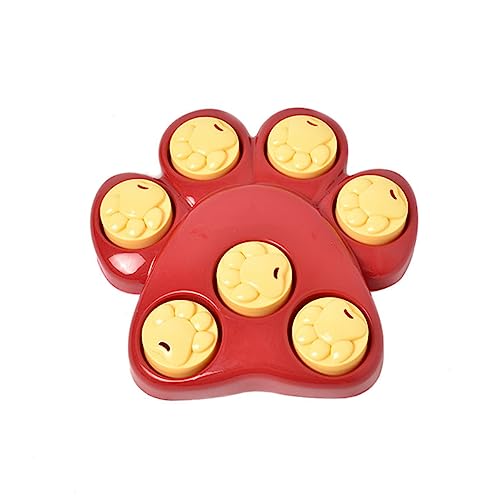 SEWOART Slow-Food-Bowl Fütterung Langsamer Futternapf Für Hunde Haustier Hundenäpfe Füttern Slow Feeder Hundenapf Schüsseln Essen Futterspender Rot von SEWOART