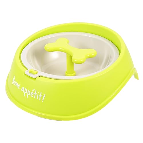 SEWOART Slow-Food-schüssel Für Haustiere Hundefutterschalen Katzennäpfe Katzengericht Katzen-Puzzle-Feeder Leckbar Katzennapf Gegen Erbrechen Spender Essen Katzenfutter Plastik Green von SEWOART