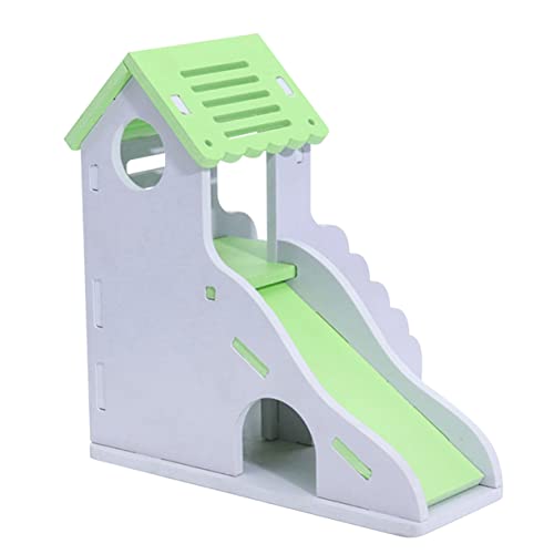 SEWOART Spielhaus Für Haustiere Haustier-schlafbett Haustier-mäuse-hütte Hamsternest Green Hölzern von SEWOART