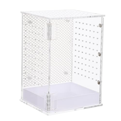 SEWOART Terrarium für Reptilien insektenbox Insekten Box Kleintierzuchtbox Terrarium nebler glasgefäß Katzenzelt Hundezelt Fall Einer Reptilienzucht Tarantula -Gehäuse Acryl Weiß SEWOART Terrarium für Reptilien insektenbox Insekten Box Kleintierzuchtbox Terrarium nebler glasgefäß Katzenzelt Hundezelt Fall Einer Reptilienzucht Tarantula -Gehäuse Acryl Weiß von SEWOART