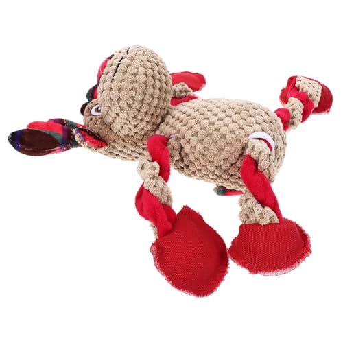 SEWOART Entzückendes Hundespielzeug mit Weihnachtsthema quietschendes Kauspielzeug aus Plüsch vielseitiges Welpenzubehör Leckerli für Haustiere SEWOART Entzückendes Hundespielzeug mit Weihnachtsthema quietschendes Kauspielzeug aus Plüsch vielseitiges Welpenzubehör Leckerli für Haustiere von SEWOART