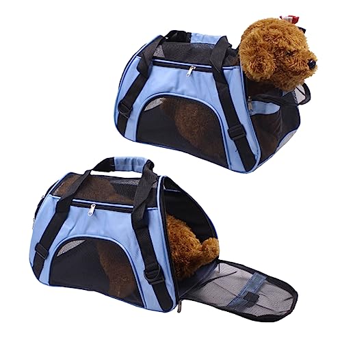 SEWOART Tragbarer Haustier Rucksack mit Netzfenstern Verstellbaren Gurten und Reißverschluss Faltbar für Kleine Hunde und Katzen für Reisen Camping und Ausflüge Farbe Blau S SEWOART Tragbarer Haustier Rucksack mit Netzfenstern Verstellbaren Gurten und Reißverschluss Faltbar für Kleine Hunde und Katzen für Reisen Camping und Ausflüge Farbe Blau S von SEWOART