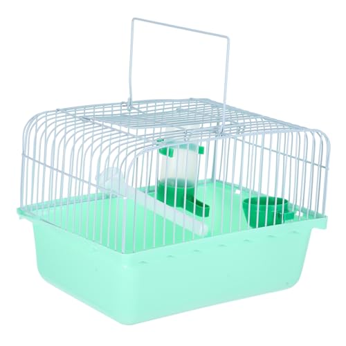SEWOART Tragbarer Vogelkäfig Mit Sitzstange Futterbox Tränke Reisekäfig Für Kleine Vögel Und Papageien Langlebig Und Leicht Zu Reinigen von SEWOART