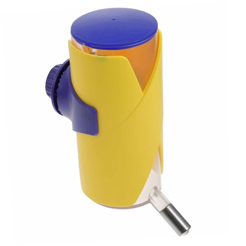 SEWOART Wasserflasche für Katzen und Hunde einfach zu bedienen zum Aufhängen Wasserspender Kunststoff Gelb SEWOART Wasserflasche für Katzen und Hunde einfach zu bedienen zum Aufhängen Wasserspender Kunststoff Gelb von SEWOART