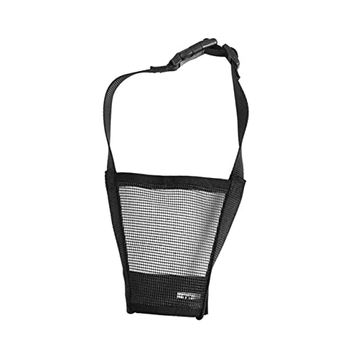 SEWOART Verstellbarer Nylonmaulkorb Für Hunde Größe Schnauzenumfang Ca 20 cm Länge Ca 11 cm Geeignet Für 8–13 Kg Schwere Hunde von SEWOART