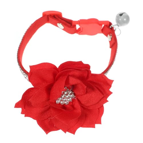 SEWOART Verstellbares Hundehalsband mit Strasssteinen Hautfreundlich und Bequem Geeignet für Welpen und Kleine bis Große Hunde Modisches Accessoire für Alltag und Festtage von SEWOART