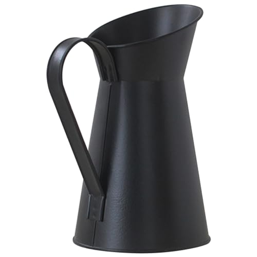 SEWOART Eiserner Blumenvase Im Rustikalen Stil Dekorativer Blumeneimer Aus Metall Für Getrocknete Blumen Und Blumenarrangements Vintage-blumentopf Für Zuhause Und Büro von SEWOART