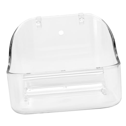 SEWOART Vogelbadewanne für Käfige Multifunktionale Transparente Badebox für Kleine Vögel Wie Papageien und Wellensittiche Leicht zu Reinigen und Wiederverwendbar Stress und Sorgt für von SEWOART