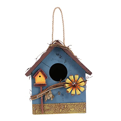 SEWOART Vogelhaus Zum Aufhängen Für Papageien Und Wildvögel Dekoratives Nist Und Futterhaus Für Garten Balkon Oder Terrasse Wetterfestes Design Mit Metallrand SEWOART Vogelhaus Zum Aufhängen Für Papageien Und Wildvögel Dekoratives Nist Und Futterhaus Für Garten Balkon Oder Terrasse Wetterfestes Design Mit Metallrand von SEWOART