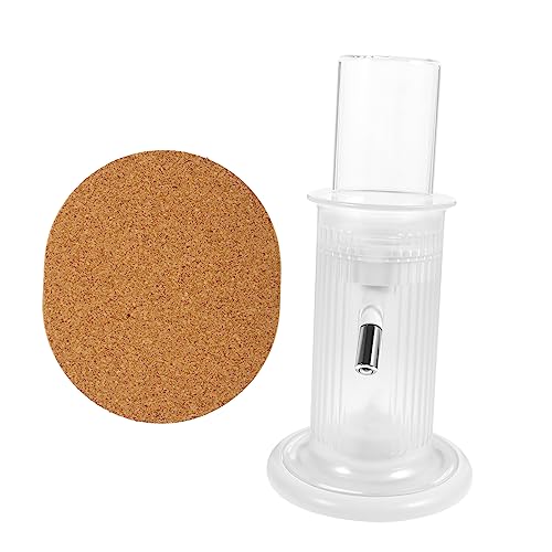 SEWOART Wasserflasche für Hamster Käfig Heu meerschweinchen wasserflasche Hund wasserflasche Pumpe hamsterzubehör Hamster zubehör Chinchilla-Versorgung stehende Chinchillaflasche Glas Weiß von SEWOART