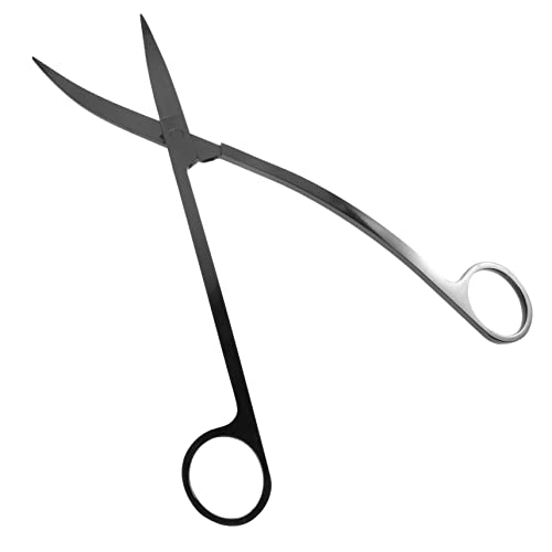 SEWOART Gepflanzt Aquarium Scissor Komfortable Finger Tragbare Edelstahl Wasser Pflanze Scissor von SEWOART